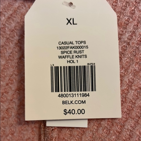 Pink Ribbed Knit Sweater - Picture 3 of 6